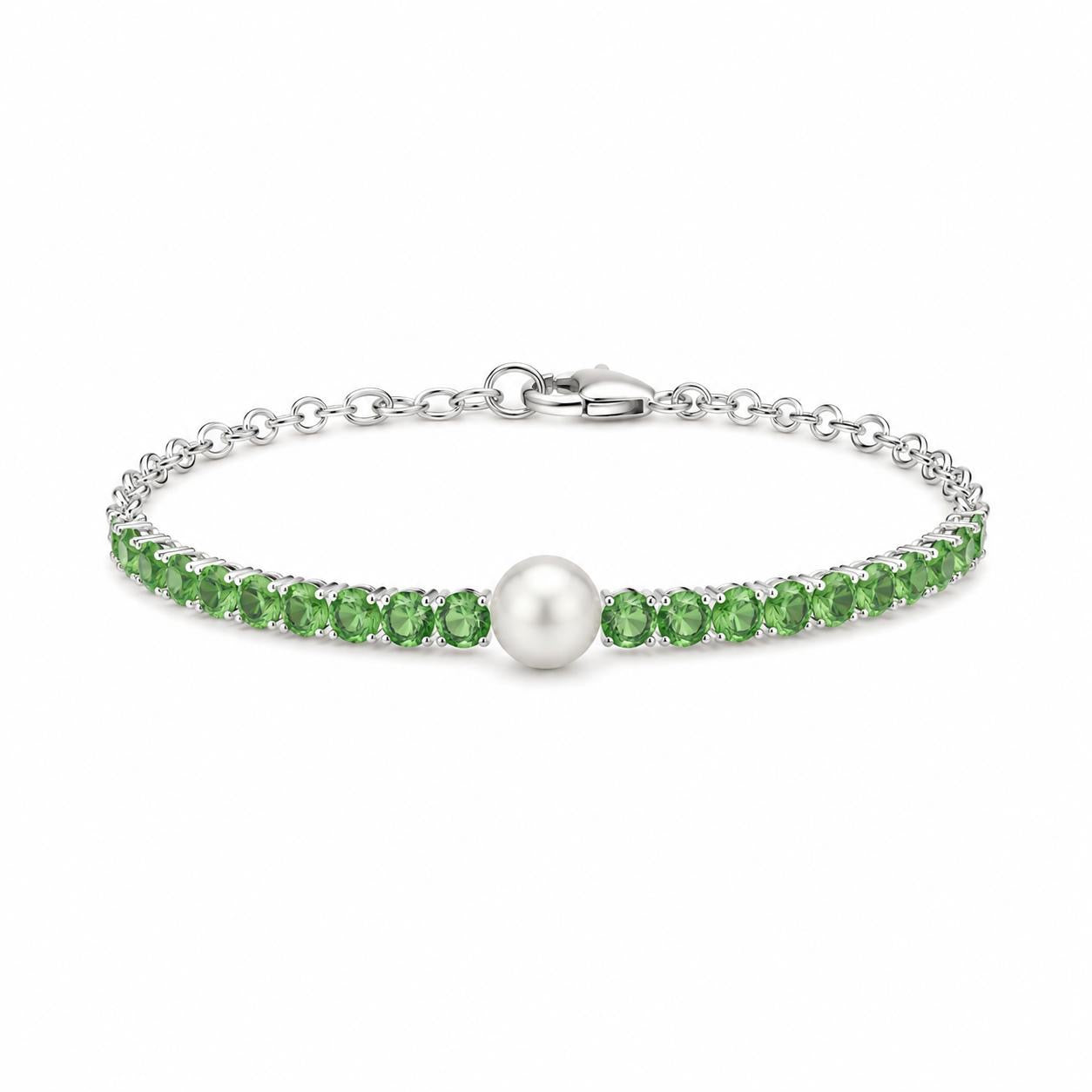 Emerald Pearl Bracelet