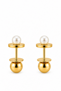 Saltwater Pearl Stud Earrings