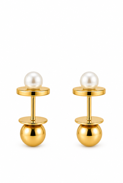 Saltwater Pearl Stud Earrings